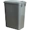 Hardware Resources Grey 35 Quart Plastic Waste Container CAN-35GRY - alternate 2